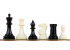 Chess pieces Plastic 3,75"(95mm) weighted